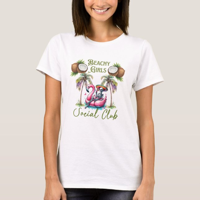 Camiseta Beachy Girls Social Club T-shirt (Frente)