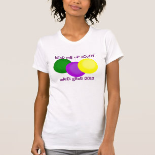 Camiseta Bead Me Up Scotty Mardi Gras 2013 Miçanga Shirt