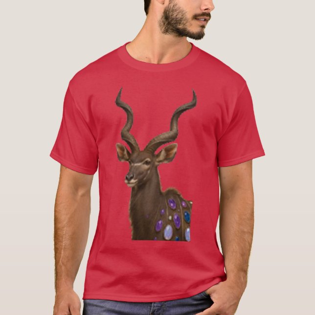 Camiseta Beaded Majesty The Greater Kudu (Frente)