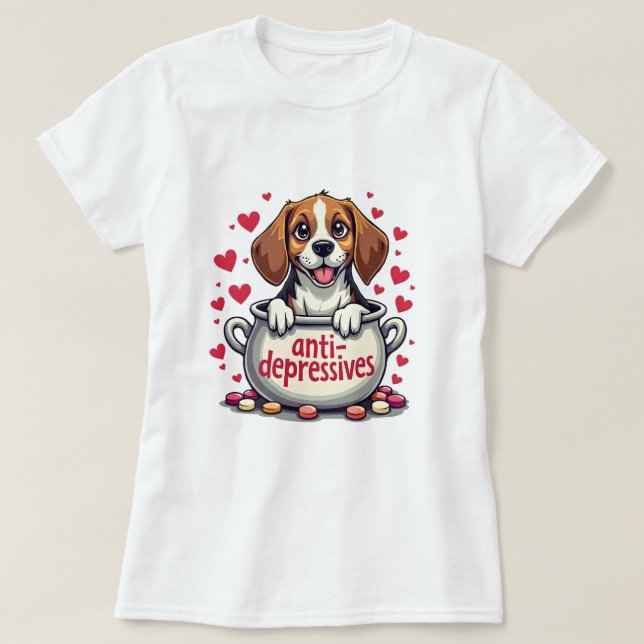 Camiseta Beagle (Frente do Design)