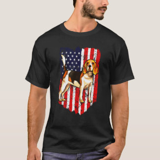Camiseta Beagle 4 De Julho Dos Eua