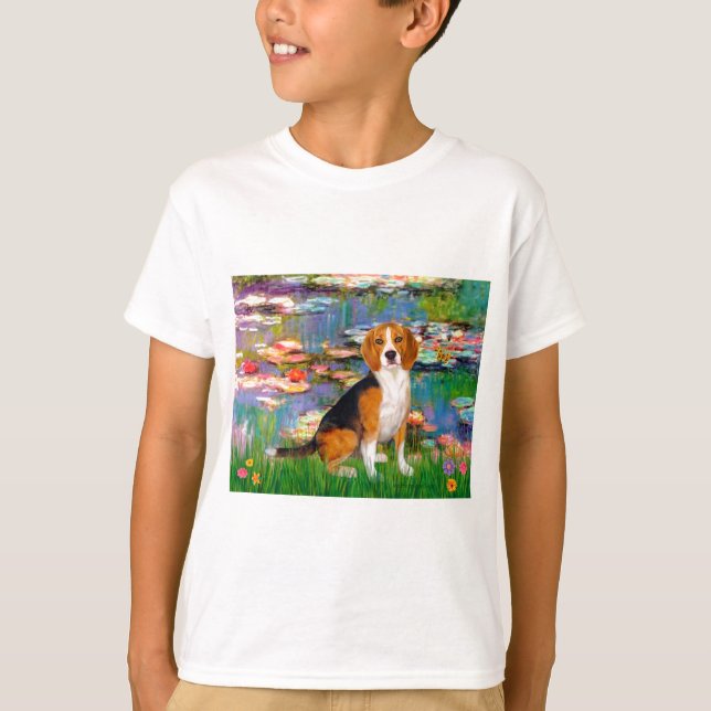 Camiseta Beagle 7 - Lírios 2 (Frente)