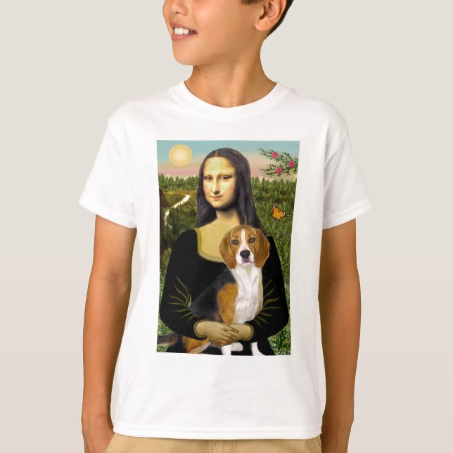 Camiseta Beagle 7 - Mona Lisa (Frente)