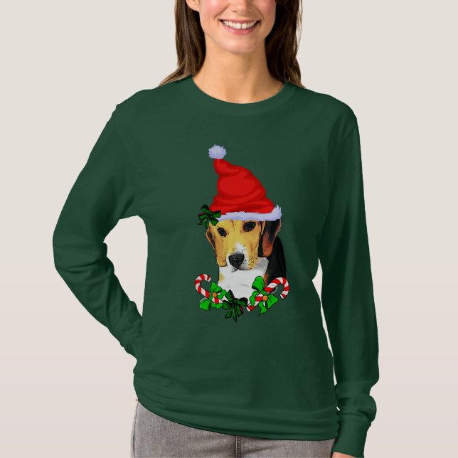 Camiseta Beagle abre Natal (Frente)