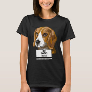 Camiseta Beagle Ate Papais noeis Cookies