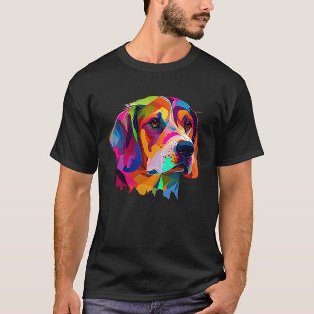 Camiseta Beagle  Beagle Pop Cute Beagle (Frente)