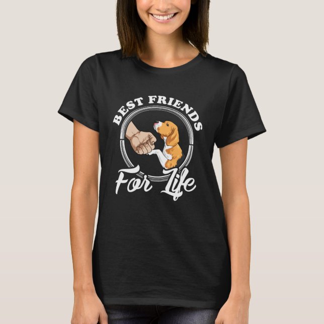 Camiseta Beagle  Best Friends For Life  Beagle (Frente)