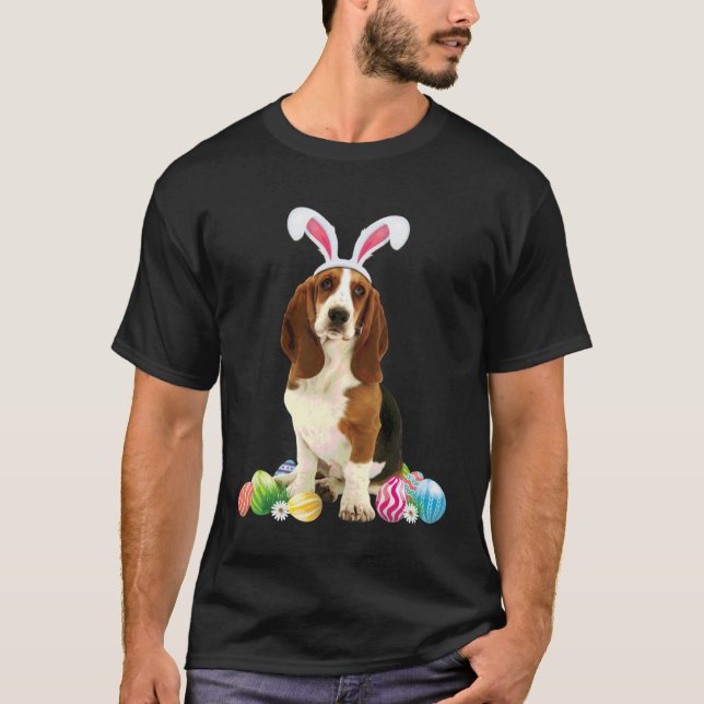 Camiseta Beagle Bunny Easter Egg Hunt Beagle Dog Owner (Frente)