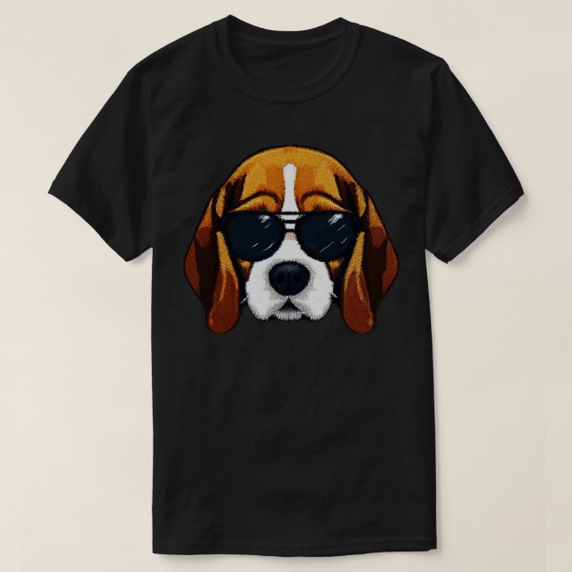Camiseta Beagle Cachorro legal (Frente do Design)