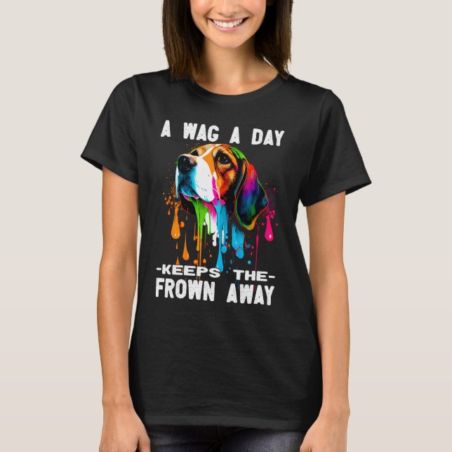 Camiseta Beagle   Cão   Dono de Cachorro  1 (Frente)