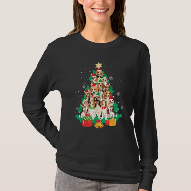 Camiseta Beagle Christmas (Frente)
