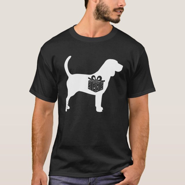Camiseta Beagle Christmas Cachorro Cachorro Puppy Pet Lover (Frente)
