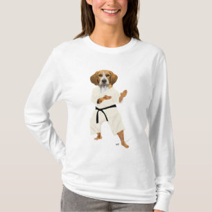 Camiseta Beagle de Karatê