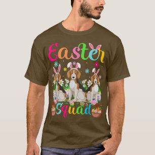Camiseta Beagle Dog Bunny Ear Engraçado Páscoa Esquadrão Ba