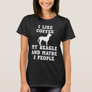 Camiseta Beagle Dog Coffee