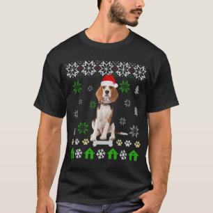 Camiseta Beagle Dog Febre Natal - Papais noeis de Cachorro-