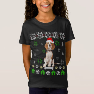 Camiseta Beagle Dog Febre Natal - Papais noeis de Cachorro-