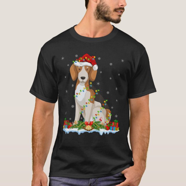 Camiseta Beagle Dog Lover Família Correspondente Papais noe (Frente)