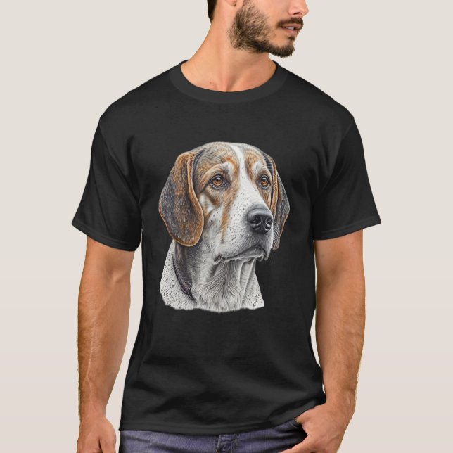 Camiseta Beagle Dog Lover Mom & Dad_1 (Frente)