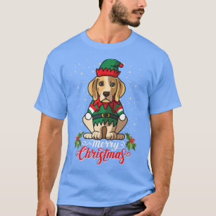 Camiseta Beagle Dog Saudações Felizes Papais noeis De Natal