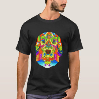 Camiseta Beagle Étnico Boho Mandala Yoga Homens Mulheres