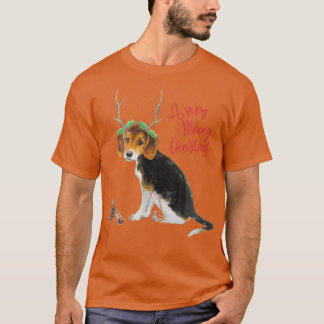 Camiseta Beagle Felry Christmas Gift