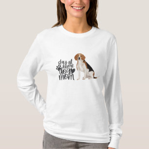 Camiseta Beagle - Fique Em Casa Cachorro Mãe