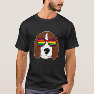 Camiseta Beagle Flag Lgbt Arco-Íris Óculos de sol