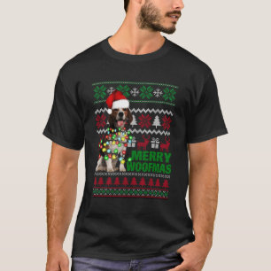 Camiseta Beagle For Feliz Woofmas Ugly Sweater Para O Natal