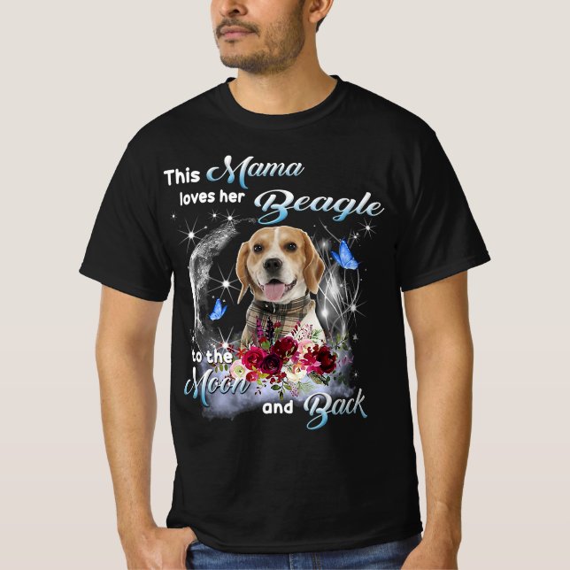 Camiseta Beagle Funny Happy Mors Day (Frente)