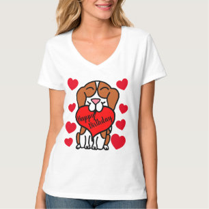 Camiseta Beagle Happy Birthday Dog Lover