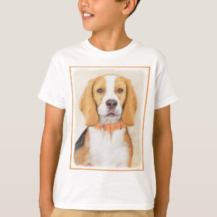 Camiseta Beagle Hound Dog Painting Original Animal Art
