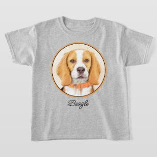 Camiseta Beagle Hound Dog Painting Original Animal Art