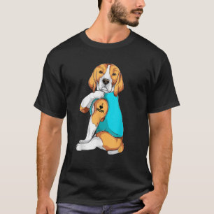 Camiseta Beagle I Love Mamãe Roupa Cachorro Mamãe Dona Mulh