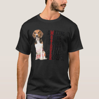 Camiseta Beagle Incrível Amoroso Forte Feliz Desprendido Gr