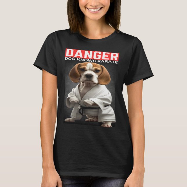 Camiseta Beagle knows Karate (Frente)