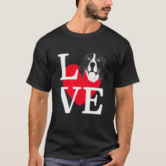 Camiseta Beagle Love Cute Hearte Beagle