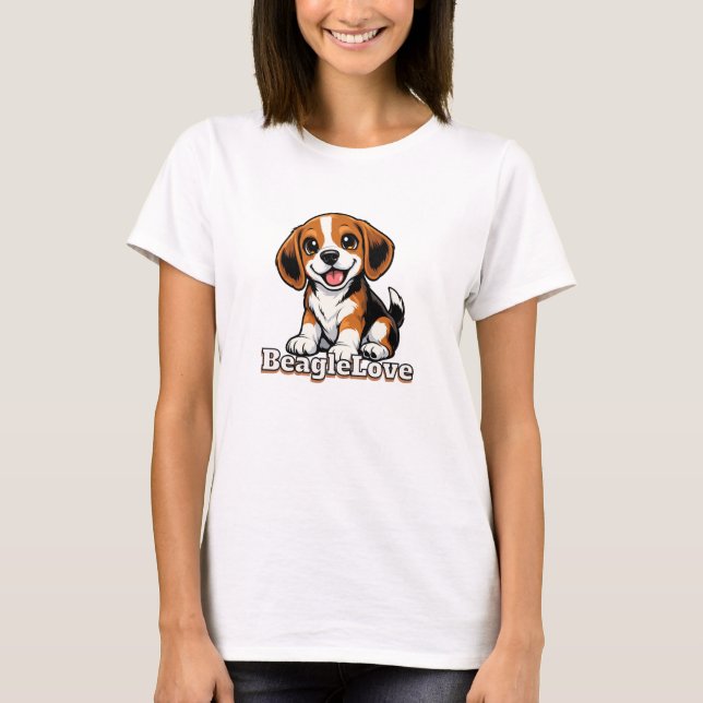 Camiseta Beagle Love | Dog Lovers (Frente)