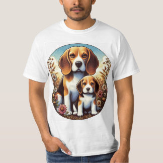 Camiseta Beagle Mãe e Pup 5000 2X