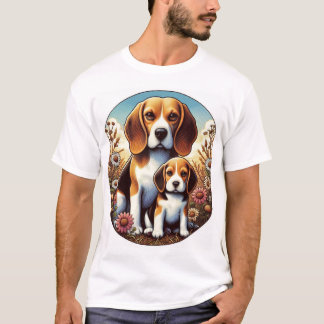 Camiseta Beagle Mãe e Pup 5000 2X
