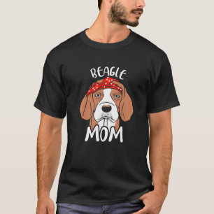 Camiseta Beagle Mãe Rapariga Puppy Cachorro Cachorro Mãe Mã
