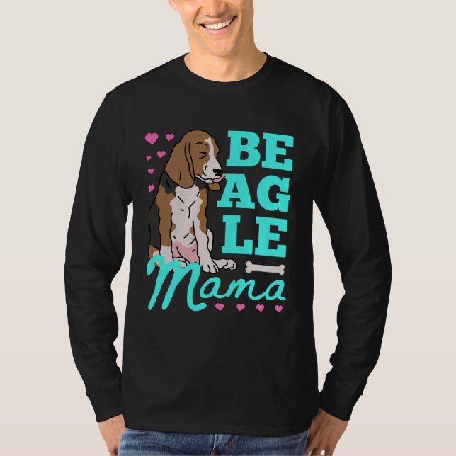 Camiseta Beagle Mama Beagles Mom Dog Owner Beagle (Frente)