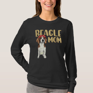 Camiseta Beagle Mamãe Bonita Feiras De Cachorro Para Mulher