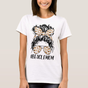 Camiseta Beagle Mamãe Mensageira Cabelo Mama Cachorro Mama 