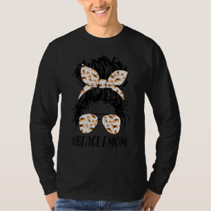 Camiseta Beagle Mamãe Mensageira Cabelo Mama Cachorro Mama 
