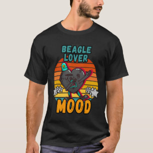 Camiseta Beagle Moody Dabbing Vintage Retro E Color