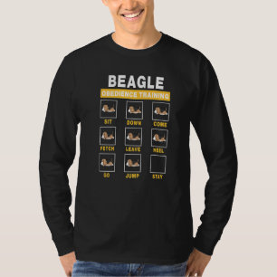 Camiseta Beagle Obedience Training Dog Guide to Trainer Div