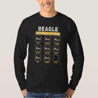 Camiseta Beagle Obedience Training Dog Guide to Trainer Div