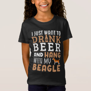 Camiseta Beagle Pai Engraçado Dia de os pais Cão-Sobresco D