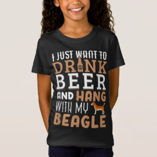Camiseta Beagle Pai Engraçado Dia de os pais Cão-Sobresco D
